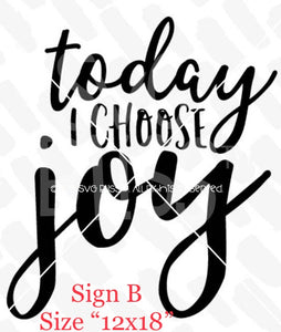 Today I Choose Joy