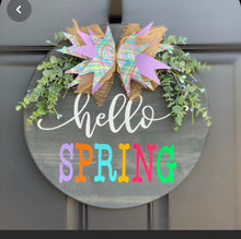 Spring 🌸 / Easter 🐇 Round Door Hangers
