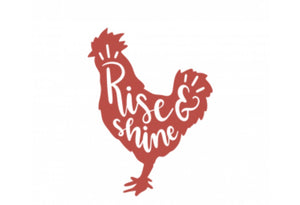 Rise & Shine Rooster DIY Wood Sign