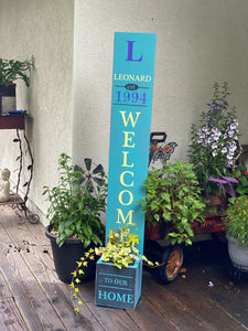 Front Porch Welcome Planter